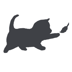 Cat Silhouette Message Board By Miyodon Cat Silhouette Message Board By Miyodon