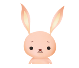 Rabbit pleasantly sticker #3476635