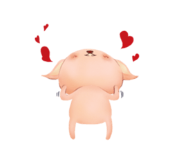 Rabbit pleasantly sticker #3476636