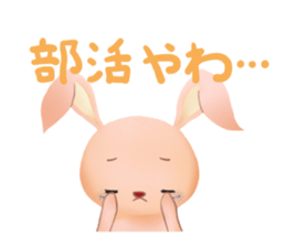 Rabbit pleasantly sticker #3476638