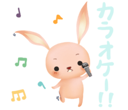 Rabbit pleasantly sticker #3476640