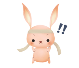 Rabbit pleasantly sticker #3476641