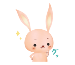 Rabbit pleasantly sticker #3476642