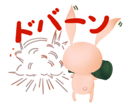 Rabbit pleasantly sticker #3476644