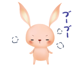 Rabbit pleasantly sticker #3476653