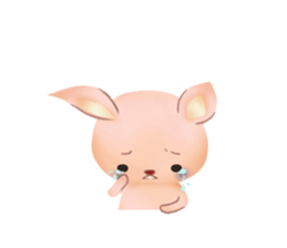 Rabbit pleasantly sticker #3476657