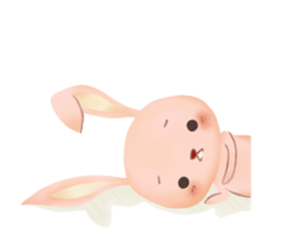 Rabbit pleasantly sticker #3476660