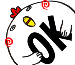 Cute Chicken Sticker 2. sticker #3477034