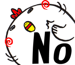 Cute Chicken Sticker 2. sticker #3477035