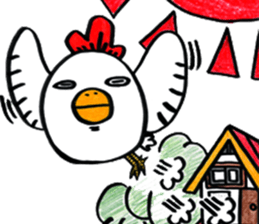 Cute Chicken Sticker 2. sticker #3477073