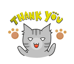 Mill Mill & Sukjai The naughty cat & dog sticker #3477315