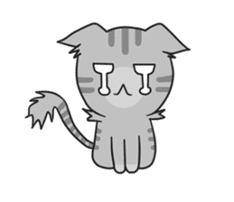 Mill Mill & Sukjai The naughty cat & dog sticker #3477321