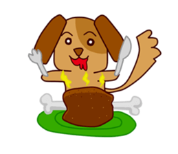 Mill Mill & Sukjai The naughty cat & dog sticker #3477324