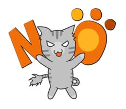 Mill Mill & Sukjai The naughty cat & dog sticker #3477325