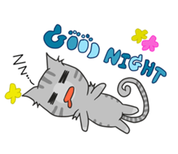 Mill Mill & Sukjai The naughty cat & dog sticker #3477326