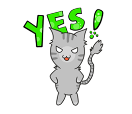 Mill Mill & Sukjai The naughty cat & dog sticker #3477334