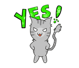 Mill Mill & Sukjai The naughty cat & dog sticker #3477334