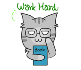 Mill Mill & Sukjai The naughty cat & dog sticker #3477344