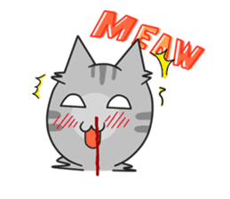 Mill Mill & Sukjai The naughty cat & dog sticker #3477350