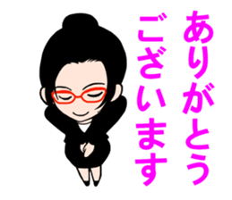 Beauty secretary Miss REIKO sticker #3477440
