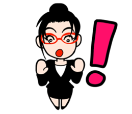 Beauty secretary Miss REIKO sticker #3477468