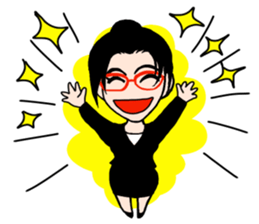 Beauty secretary Miss REIKO sticker #3477473