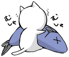 White Cat (Daily) sticker #3477508