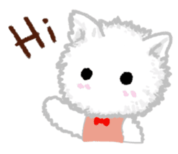 Fuwa Fuwa : Fluffy cat sticker #3478194