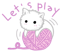 Fuwa Fuwa : Fluffy cat sticker #3478196