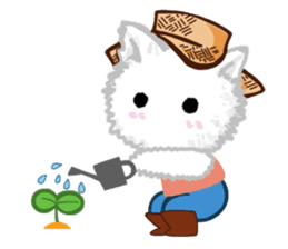 Fuwa Fuwa : Fluffy cat sticker #3478197