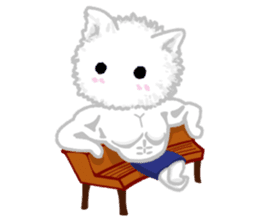 Fuwa Fuwa : Fluffy cat sticker #3478200