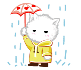 Fuwa Fuwa : Fluffy cat sticker #3478203