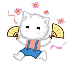 Fuwa Fuwa : Fluffy cat sticker #3478206