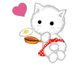 Fuwa Fuwa : Fluffy cat sticker #3478207