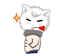Fuwa Fuwa : Fluffy cat sticker #3478209