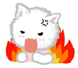 Fuwa Fuwa : Fluffy cat sticker #3478213