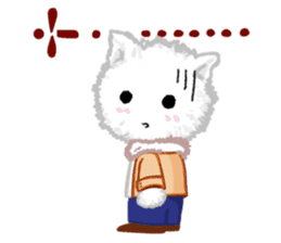 Fuwa Fuwa : Fluffy cat sticker #3478214