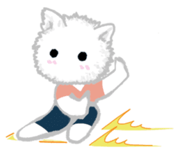 Fuwa Fuwa : Fluffy cat sticker #3478218