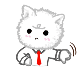 Fuwa Fuwa : Fluffy cat sticker #3478219