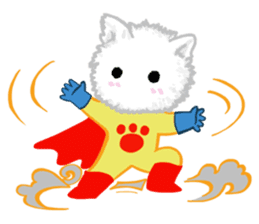 Fuwa Fuwa : Fluffy cat sticker #3478221