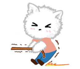 Fuwa Fuwa : Fluffy cat sticker #3478223