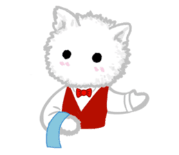 Fuwa Fuwa : Fluffy cat sticker #3478224