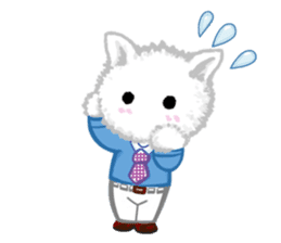Fuwa Fuwa : Fluffy cat sticker #3478227