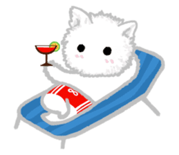 Fuwa Fuwa : Fluffy cat sticker #3478230