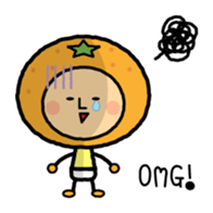 Everyday Sticker - Orange Boy sticker #3478413