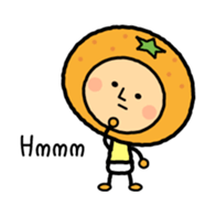 Everyday Sticker - Orange Boy sticker #3478415