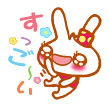 Rabbit "Usa chan" talk ver3 sticker #3479120