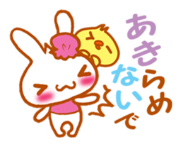 Rabbit "Usa chan" talk ver3 sticker #3479134