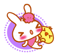 Rabbit "Usa chan" talk ver3 sticker #3479144