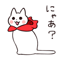 White Cat & Little Red Riding Hood sticker #3479259